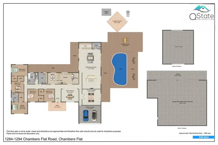 Floorplan of Homely rural property listing, 1284-1294 Chambers Flat Road, Chambers Flat QLD 4133