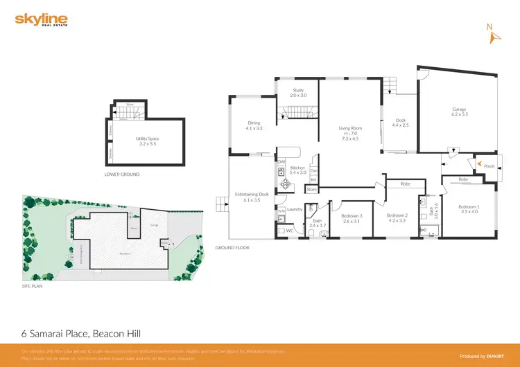Floorplan of Homely house listing, 6 Samarai Place, Beacon Hill NSW 2100