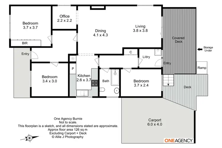 Floorplan of Homely house listing, 2 Atkinson Street, Hillcrest TAS 7320