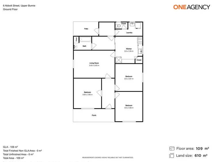 Floorplan of Homely house listing, 6 Abbott Street, Upper Burnie TAS 7320