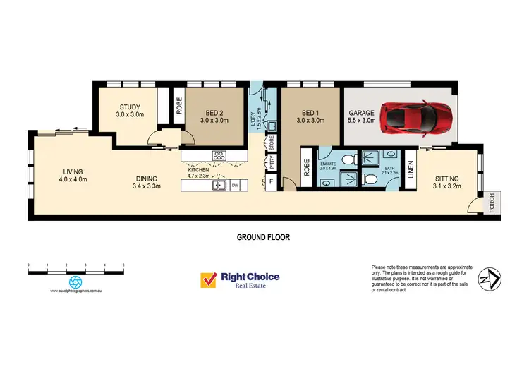 Floorplan of Homely semi-detached listing, 16A Bluegum Street, Horsley NSW 2530