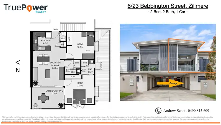 Floorplan of Homely apartment listing, 6/23 Bebbington Street, Zillmere QLD 4034