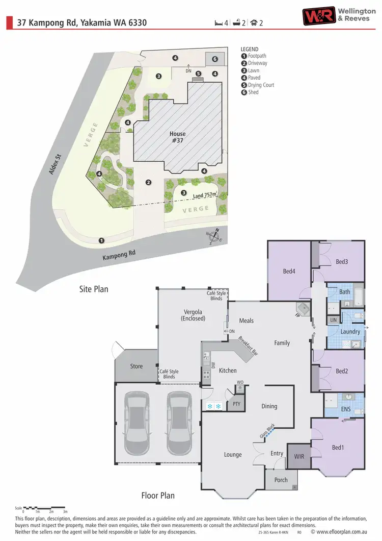 Floorplan of Homely house listing, 37 Kampong Road, Yakamia WA 6330