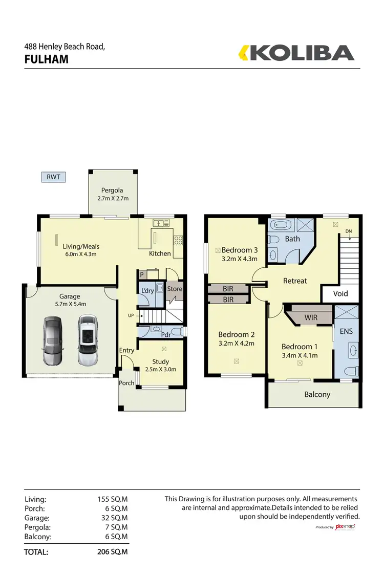 Floorplan of Homely house listing, 1/488 Henley Beach Road, Fulham SA 5024