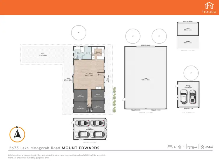 Floorplan of Homely rural property listing, 2675 Lake Moogerah Road, Mount Edwards QLD 4309
