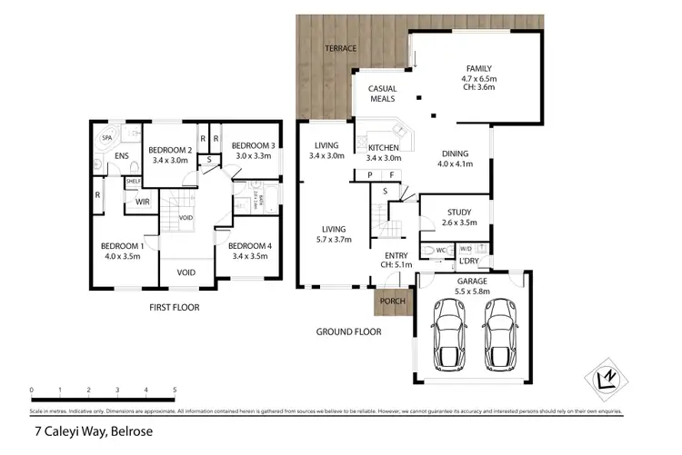 Floorplan of Homely house listing, 7 Caleyi Way, Belrose NSW 2085