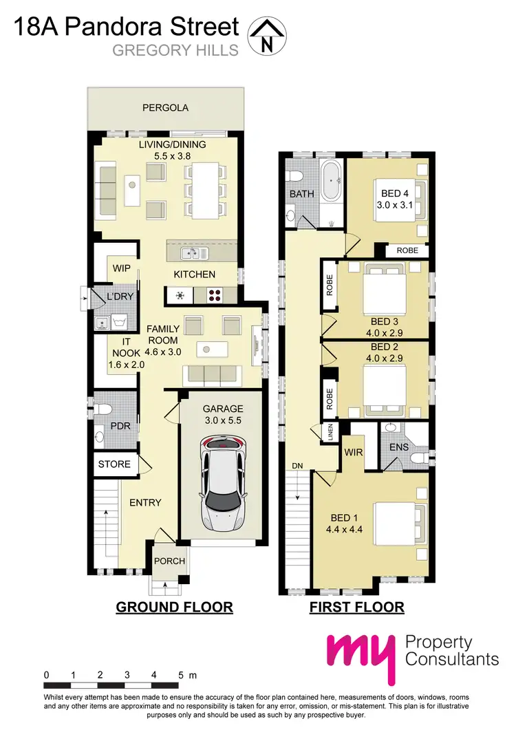 Floorplan of Homely house listing, 18A Pandora Street, Gregory Hills NSW 2557