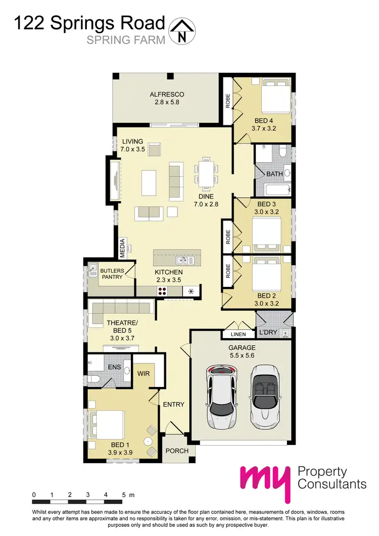 Floorplan of Homely house listing, 122 Springs Road, Spring Farm NSW 2570