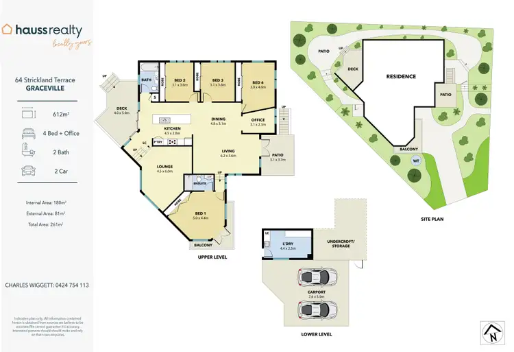 Floorplan of Homely house listing, 64 Strickland Terrace, Graceville QLD 4075