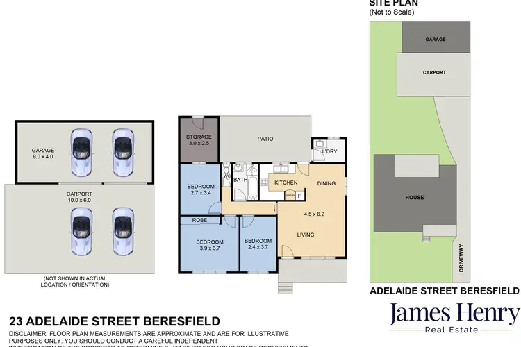 Floorplan of Homely house listing, 23 Adelaide Street, Beresfield NSW 2322