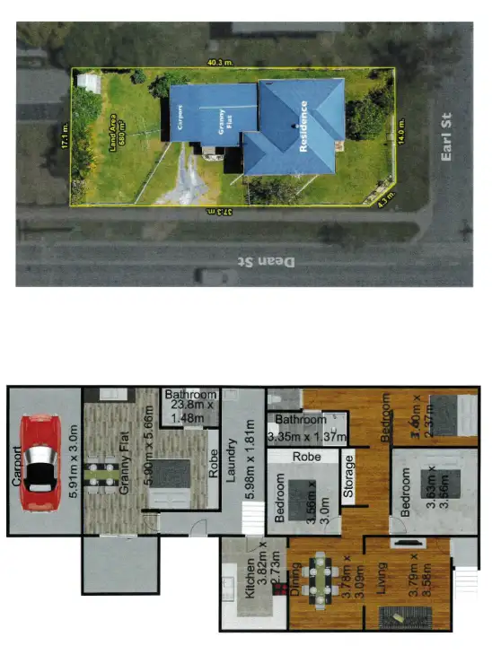 Floorplan of Homely house listing, 168 Earl Street, Berserker QLD 4701