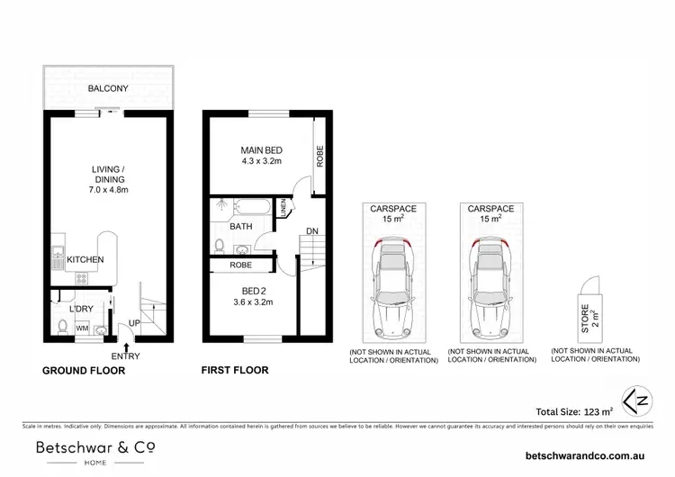 Floorplan of Homely townhouse listing, 7/2 Loftus Street, Wollongong NSW 2500