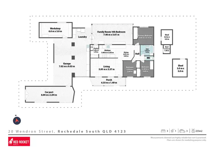 Floorplan of Homely house listing, 20 Wendron Street, Rochedale South QLD 4123
