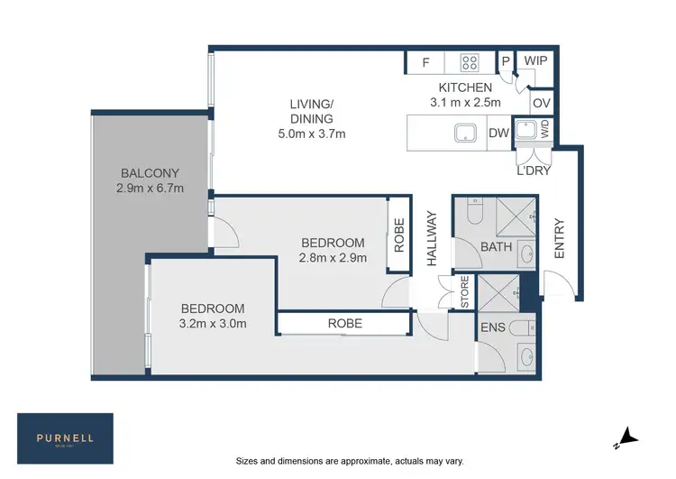 Floorplan of Homely apartment listing, 412/4 Anzac Park, Campbell ACT 2612