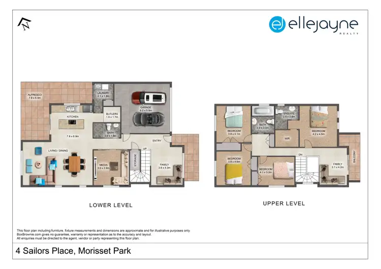 Floorplan of Homely house listing, 4 Sailors Place, Morisset Park NSW 2264
