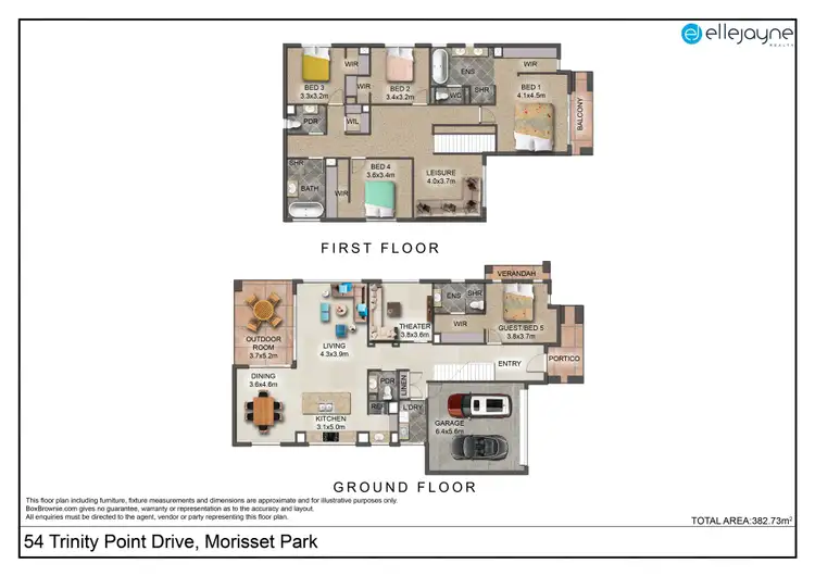 Floorplan of Homely house listing, 54 Trinity Point Drive, Morisset Park NSW 2264