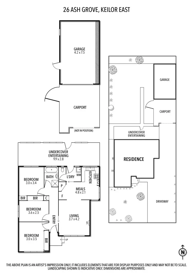 Floorplan of Homely house listing, 26 Ash Grove, Keilor East VIC 3033