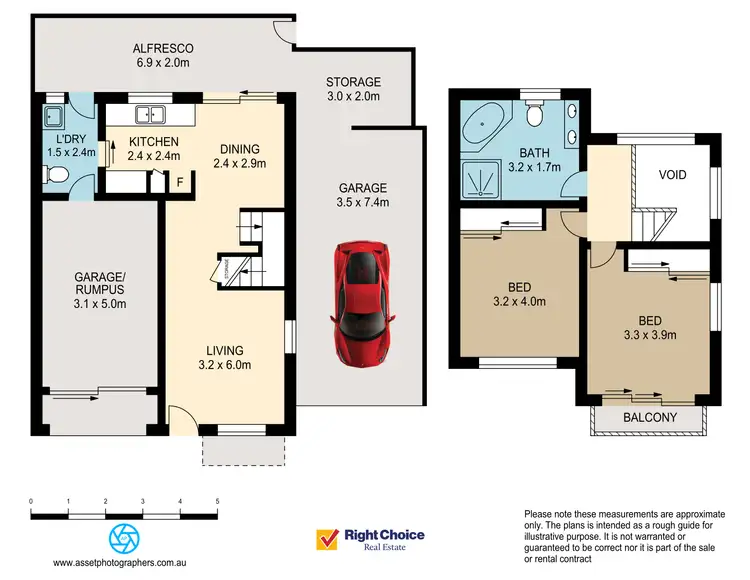 Floorplan of Homely townhouse listing, 6/90 Kurrajong Street, Windang NSW 2528