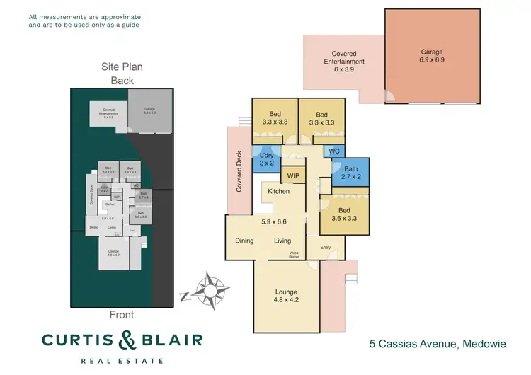 Floorplan of Homely house listing, 5 Cassias Avenue, Medowie NSW 2318