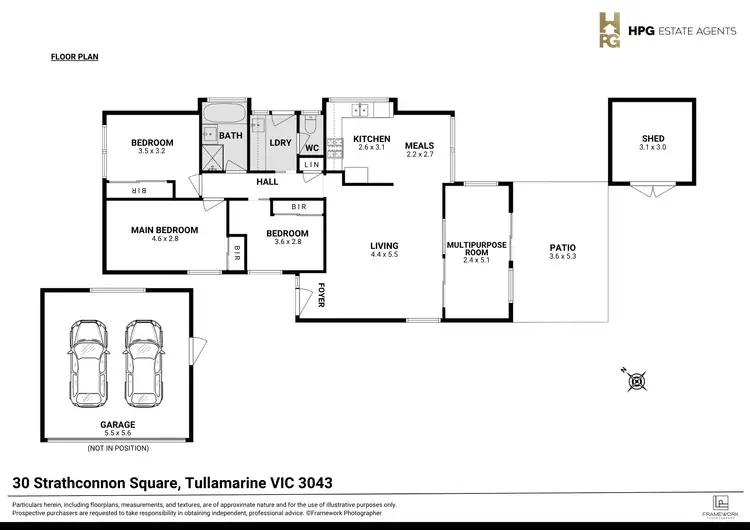 Floorplan of Homely house listing, 30 Strathconnon Square, Tullamarine VIC 3043