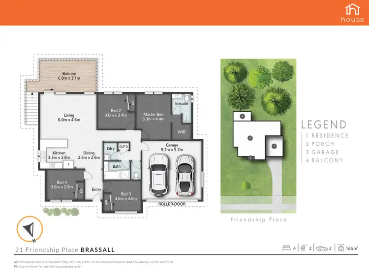 Floorplan of Homely house listing, 21 Friendship Place, Brassall QLD 4305