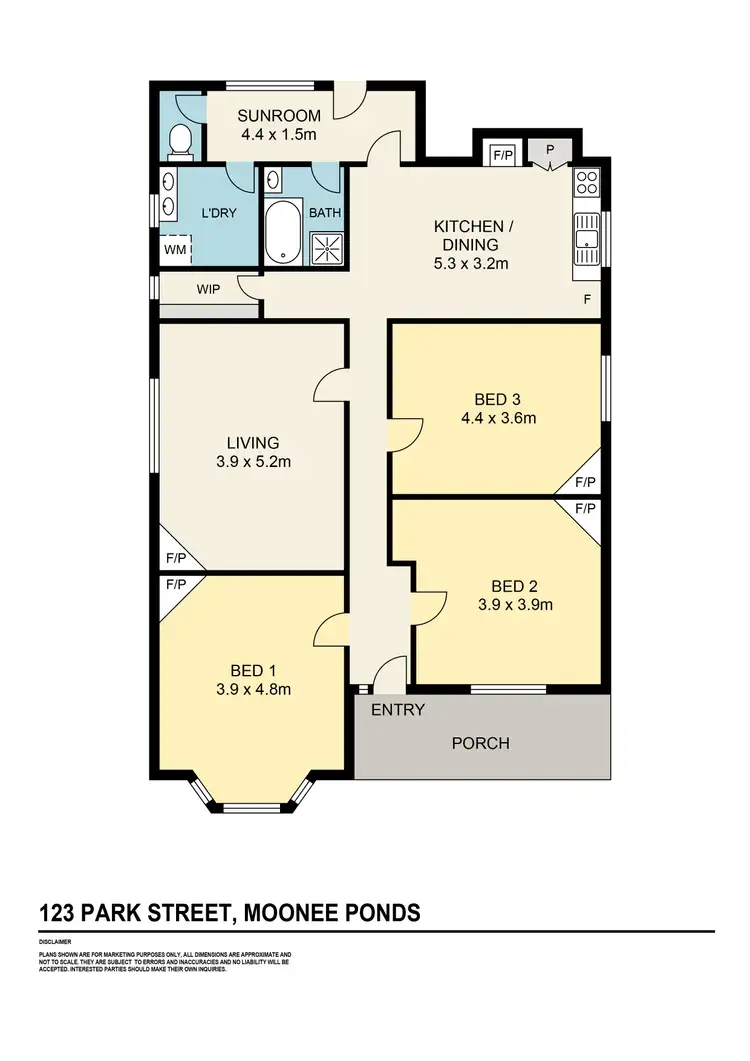 Floorplan of Homely house listing, 123 Park Street, Moonee Ponds VIC 3039