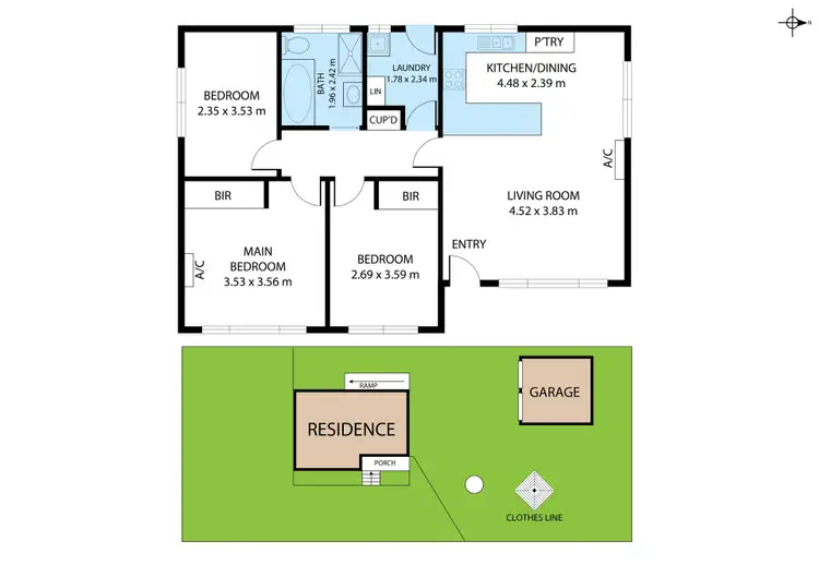 Floorplan of Homely house listing, 73 Brookong Street, Lockhart NSW 2656