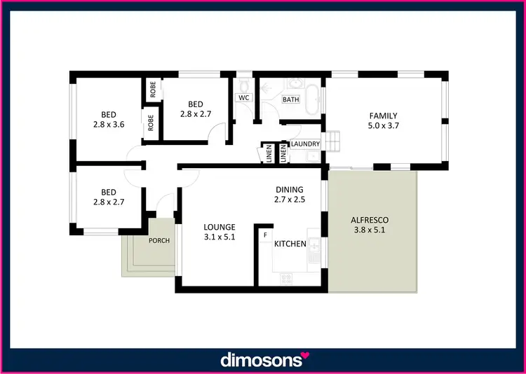 Floorplan of Homely house listing, 50 Ena Avenue, Avondale NSW 2530