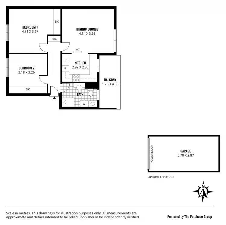 Floorplan of Homely unit listing, 21/515 Main North Road, Elizabeth SA 5112