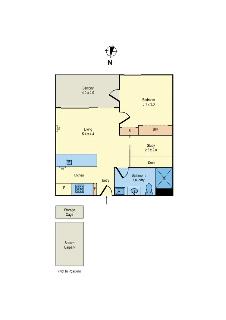 Floorplan of Homely apartment listing, 313/16 Porter Street, Prahran VIC 3181