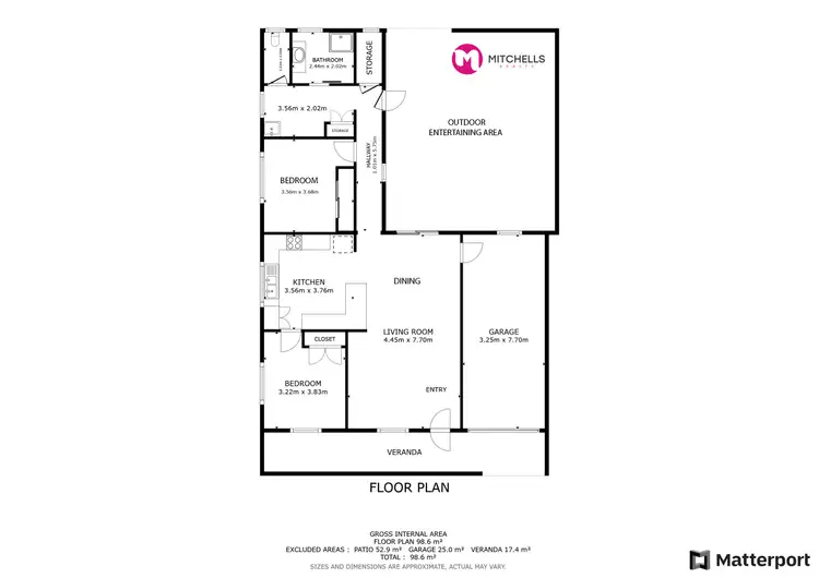 Floorplan of Homely house listing, 10 Polson Street, Point Vernon QLD 4655