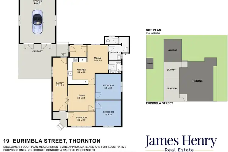 Floorplan of Homely house listing, 19 Eurimbla Street, Thornton NSW 2322