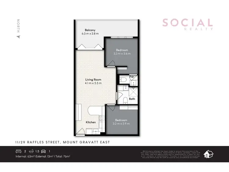 Floorplan of Homely apartment listing, 11/29 Raffles Street, Mount Gravatt East QLD 4122