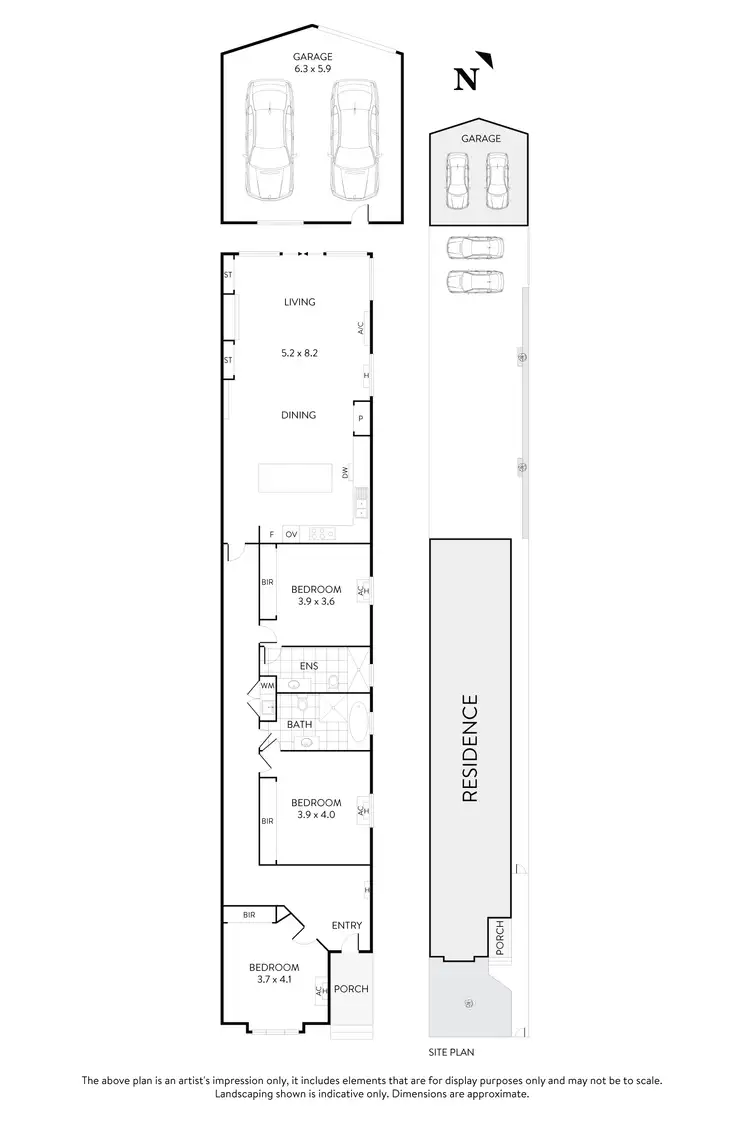 Floorplan of Homely house listing, 39 Margaret Street, Moonee Ponds VIC 3039