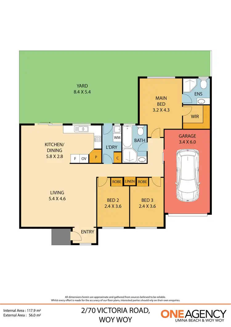Floorplan of Homely villa listing, 2/72 Victoria Road, Woy Woy NSW 2256
