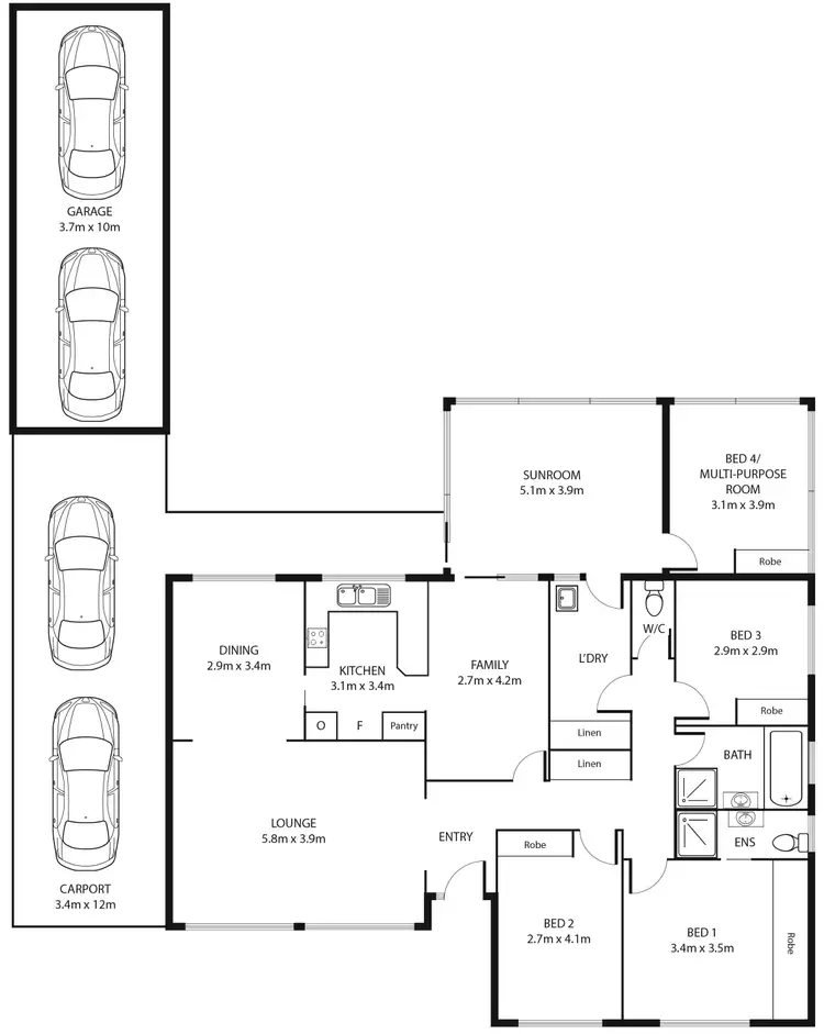 Floorplan of Homely house listing, 25 Dalziel Street, Gowrie ACT 2904