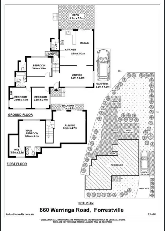 Floorplan of Homely house listing, 660 Warringah Road, Forestville NSW 2087