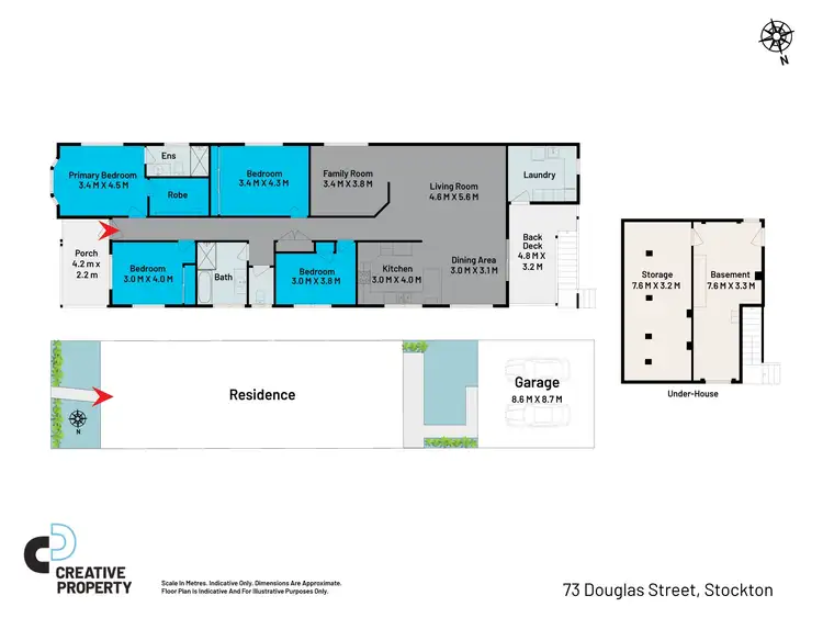 Floorplan of Homely house listing, 73 Douglas Street, Stockton NSW 2295