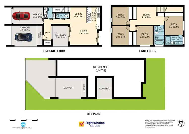 Floorplan of Homely semi-detached listing, 17A Hereford Chase, Tullimbar NSW 2527