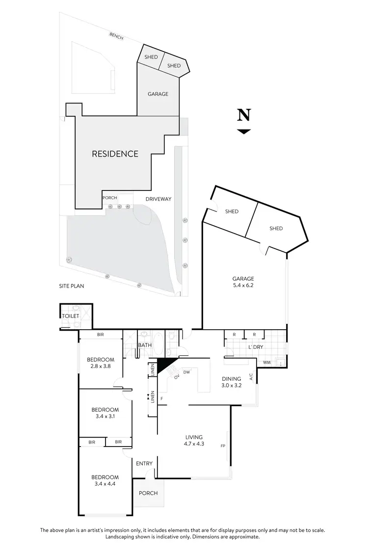 Floorplan of Homely house listing, 9 Dinah Parade, Keilor East VIC 3033