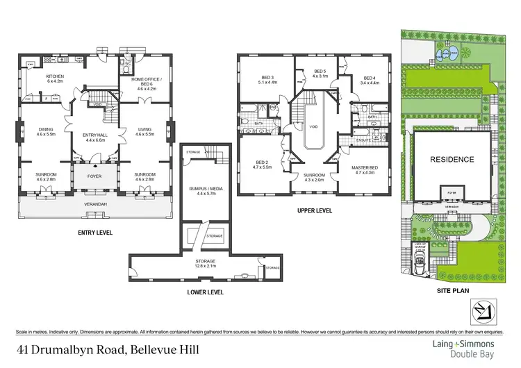 Floorplan of Homely house listing, 41 Drumalbyn Road, Bellevue Hill NSW 2023
