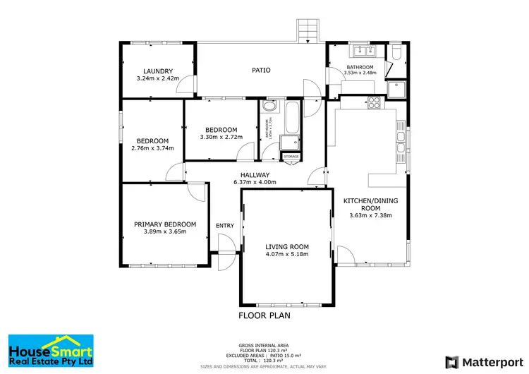 Floorplan of Homely house listing, 17 Morley Drive East, Morley WA 6062
