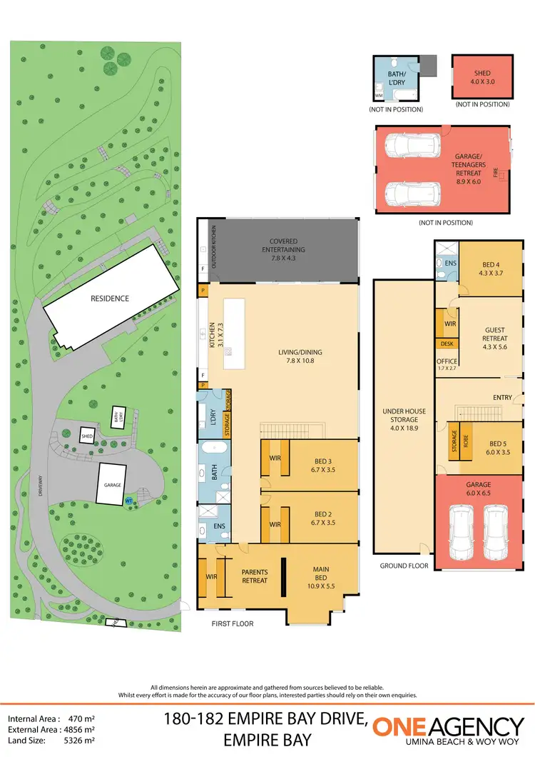 Floorplan of Homely rural property listing, 180 - 182 Empire Bay Drive, Empire Bay NSW 2257
