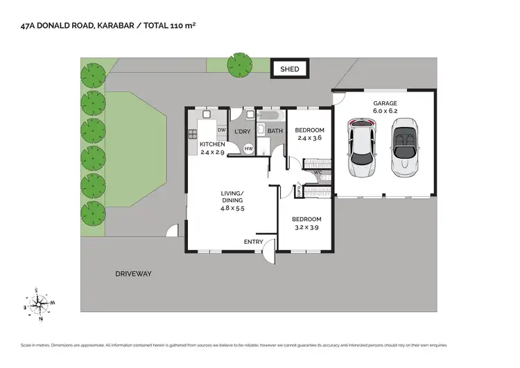 Floorplan of Homely house listing, 47A Donald Road, Karabar NSW 2620