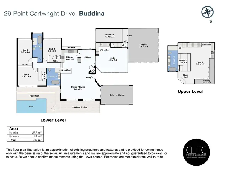 Floorplan of Homely house listing, 29 Point Cartwright Drive, Buddina QLD 4575