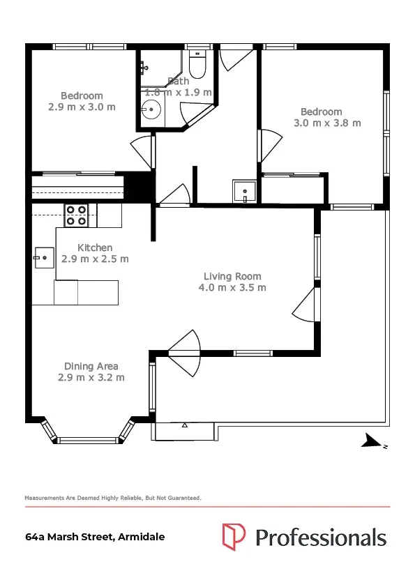 Floorplan of Homely house listing, 64A Marsh Street, Armidale NSW 2350