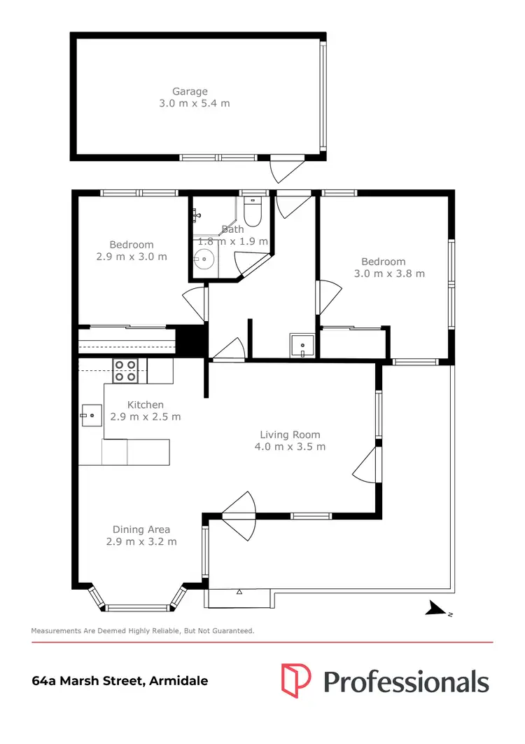 Floorplan of Homely house listing, 64A Marsh Street, Armidale NSW 2350