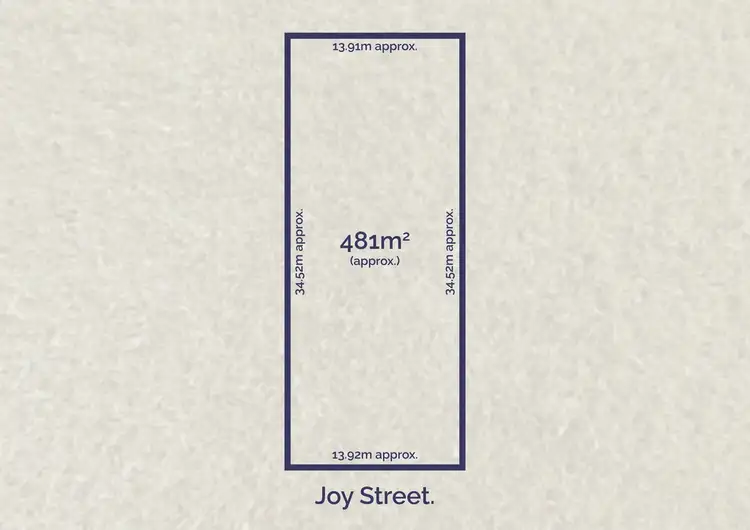 Floorplan of Homely land listing, 6 Joy Street, Clifton Springs VIC 3222