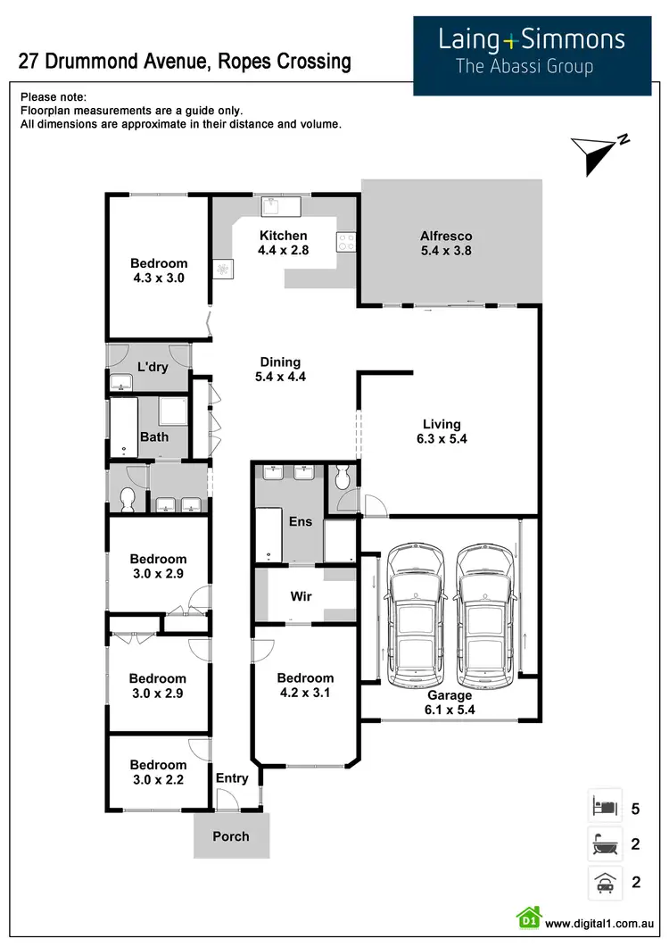 Floorplan of Homely house listing, 27 Drummond Avenue, Ropes Crossing NSW 2760