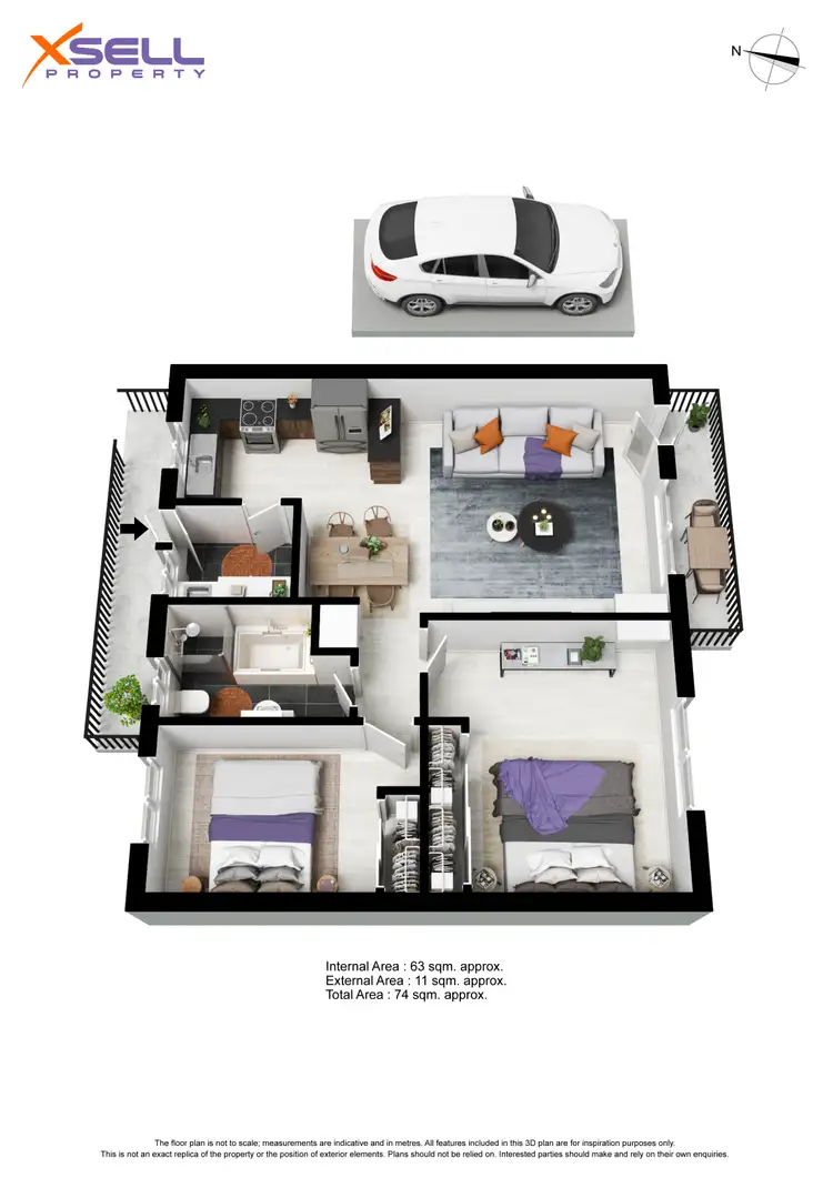 Floorplan of Homely unit listing, 4/10 Robert Avenue, Broadview SA 5083